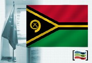 Bandiera Vanuatu per l'ufficio