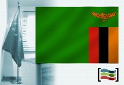 Bandeira da Zâmbia para despacho