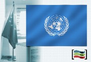 Bandera de ONU para despacho