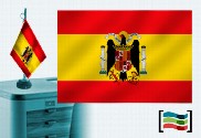 Bandeira da Espanha pré-constitucional 1938 a 1945 de Mesa Bordada