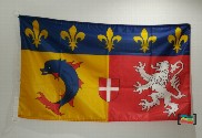 Bandera de Ródano-Alpes