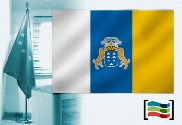 Bandera de Islas Canarias C/E para despacho