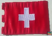 Tovaglia ricamata bandiera della Svizzera